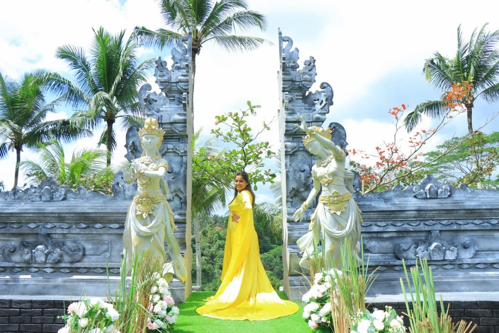Entrance gate at Aloha Ubud Swing Tegallalang