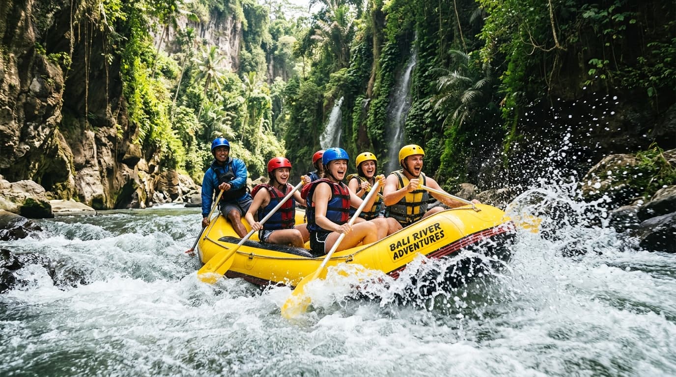 Whitewater Rafting Near Ubud: Rapids, Prices & Booking Guide (2026)